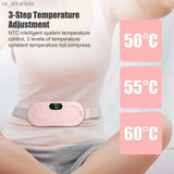 Electric Period Cramp Massager Heating Belt – USB Rechargeable Menstrual Pain Relief Waist & Stomach Warmer for Women